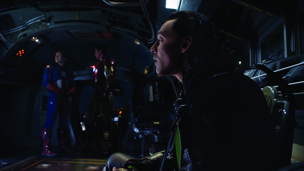 Loki, Captain America and Iron Man